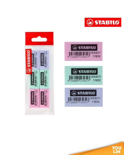 STABILO 1183C/6 Legacy Eraser (Pack Of 6)