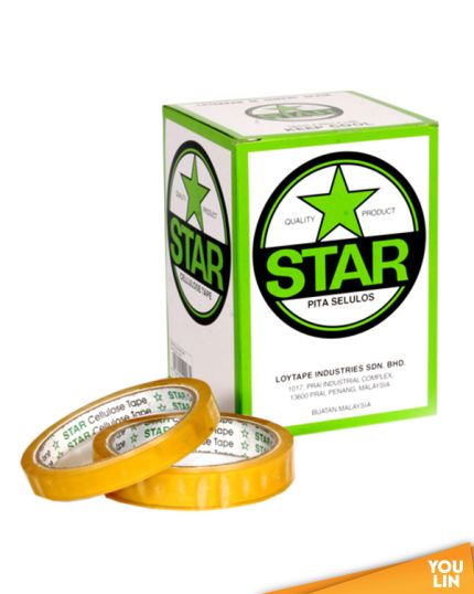 Star Stationery Tape 18mm x 33y