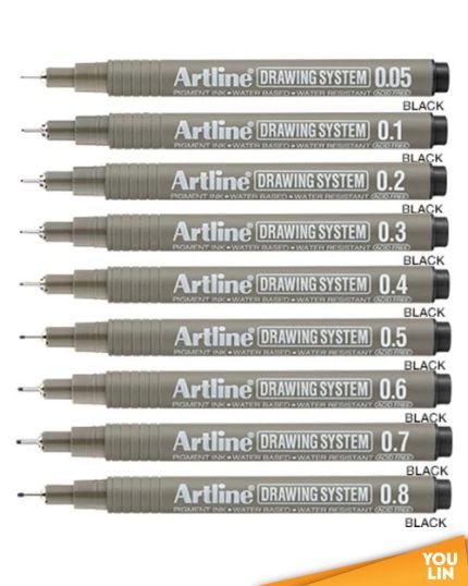 Artline EK-2303 Drawing System Pen 0.03mm - Black