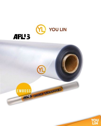 APLUS BW135-E 340MM X 5M PVC Book Wrapper - Emboss