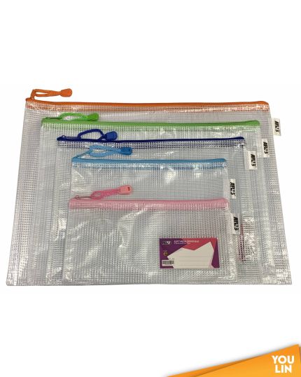 APLUS ZB201 A6 Soft Mesh Zipper Bag