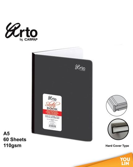 Arto CR36003 A5 120PGS Sketch Book - Hard Cover