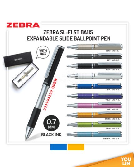 Zebra BP/BA115 Slide Ball Pen 0.7MM