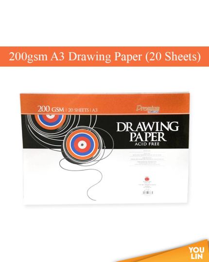 Campap CA3767 A3 200GSM Drawing Paper