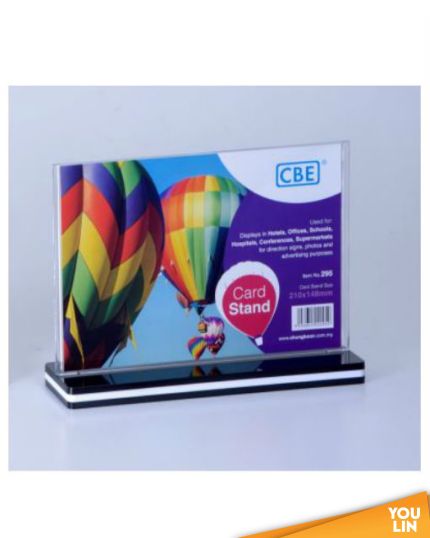 CBE 295 A5 Horizontal Acrylic Card Stand / Brochure Stand