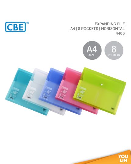 CBE 4405 A4 8 Pockets Expanding File 