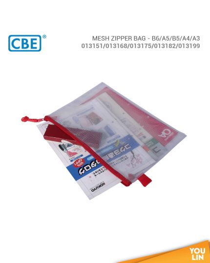 CBE Mesh Zipper Bag B6 (013151)