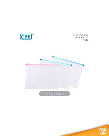 CBE 134A A4 PP Zipper Bag