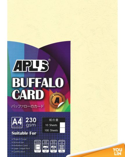 APLUS A4 230gm Buffalo Card 10'S