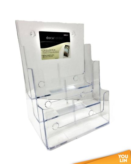 A4 3 Layer Acrylic Brochure Stand