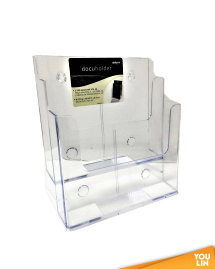 A4 2 Layer Acrylic Brochure Stand