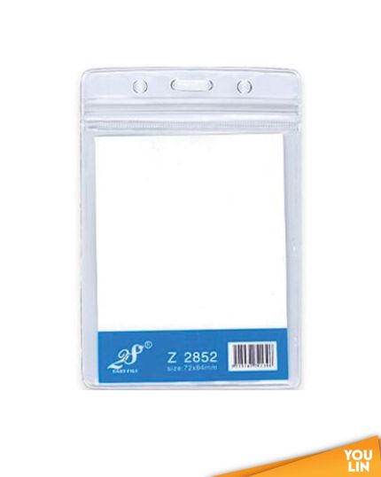 East-File 2852Z Name Badge With Plastic Zip