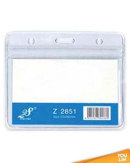 East-File 2851Z Name Badge With Plastic Zip