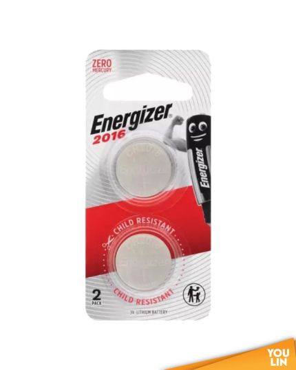 Energizer CR2016 BS2 Lithium Battery 2pc card