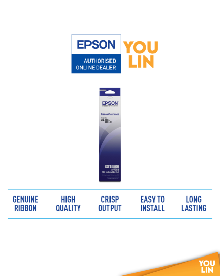 Epson LQ300/300+/300+ll/400/450/500/550/570/570+/580/850/850+/870 Ribbon Cartridge