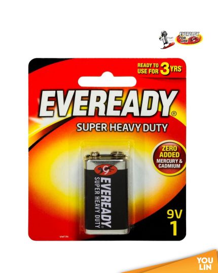 Eveready 1222BP1 9V Super Heavy Duty Battery