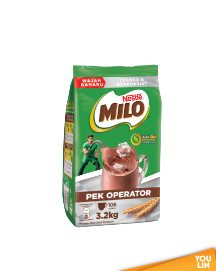 Nestle Milo Activ-Go Chocolate Malt Powder 3.2kg