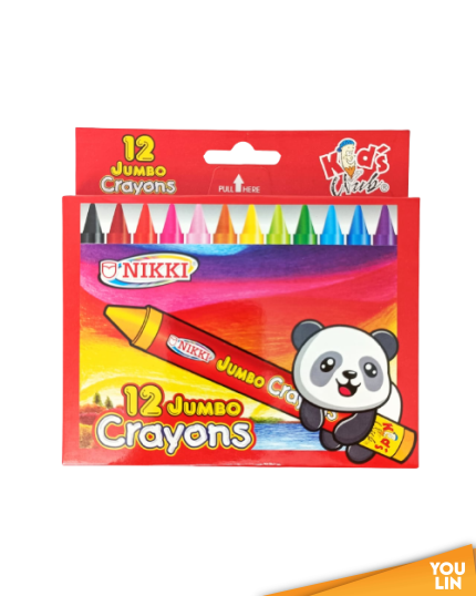 Nikki NC-1312 Jumbo Crayon 12 Colour