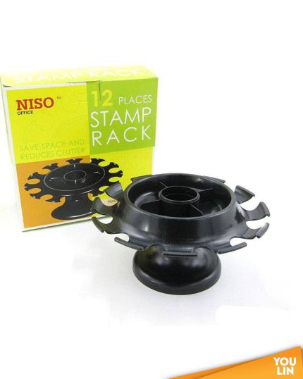 Niso 8250 Rubber Stamp Rack 12 Holes