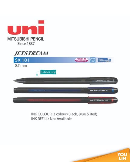 UNI SX-101 0.7MM Jetstream Pen