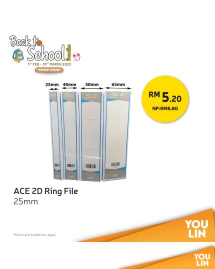 ACE 2D 25MM RING FILE