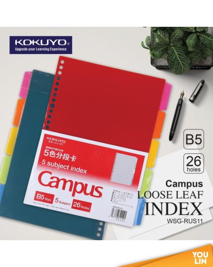 Kokuyo WSG-RUS11 Campus Loose Leaf Index