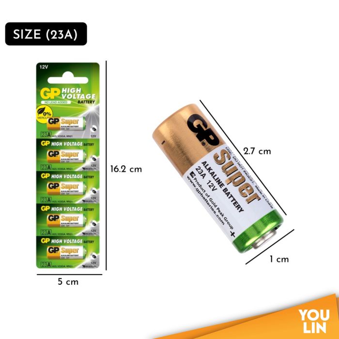 GP A23 12V Alkaline Battery - Battery