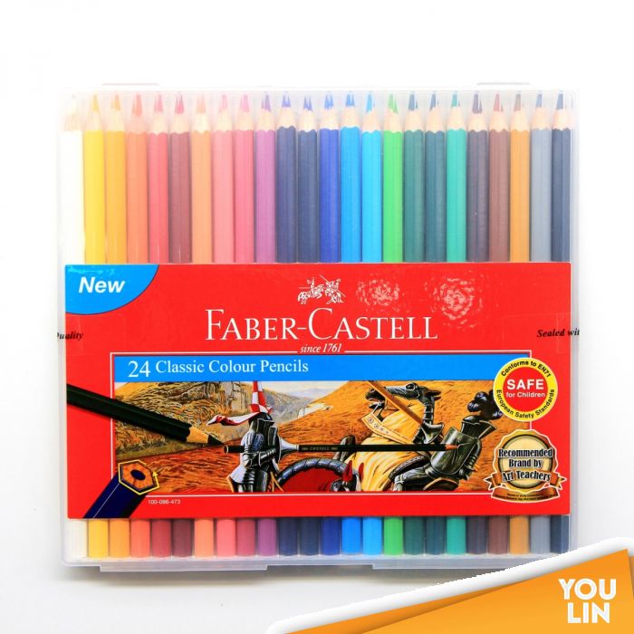 Faber Castell 115896 Classic Colour Pencil 24 - Colour Pen 