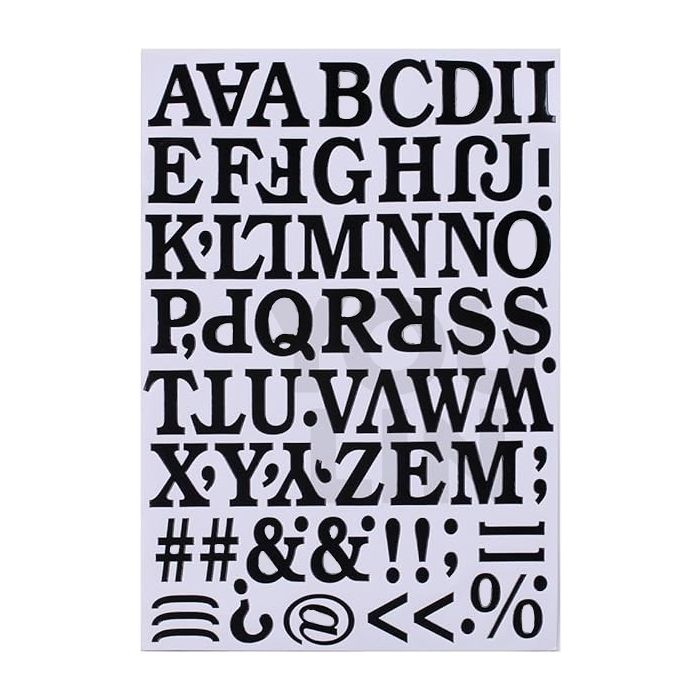 Cactus 1051 Letter PVC Sticker