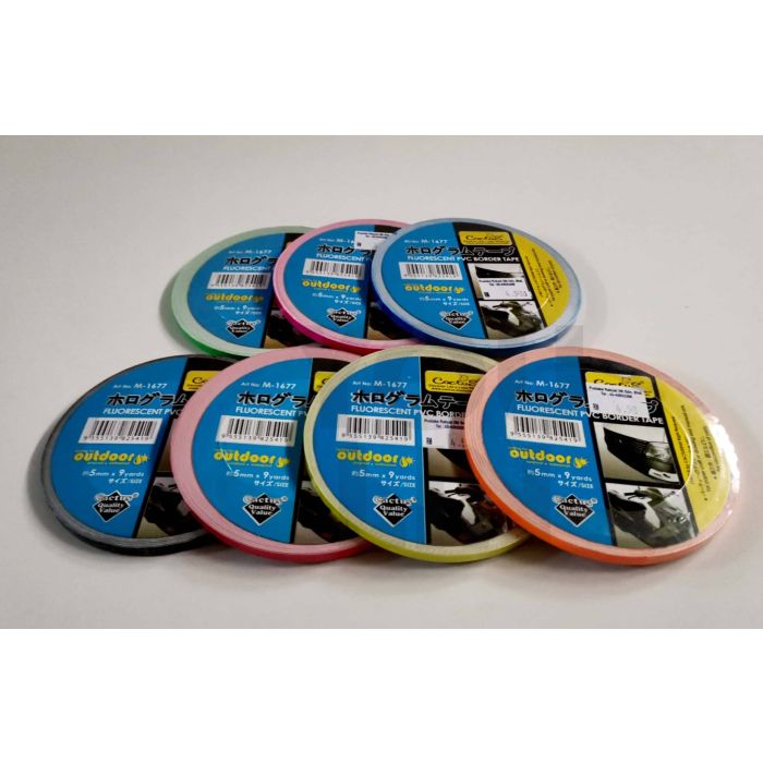 Cactus 1677 Fluorescent PVC Border Tape