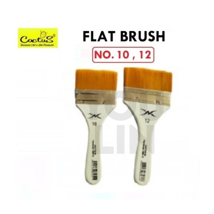 Cactus 1968 Nylon Flat Brush