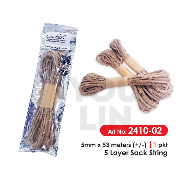 Cactus 2410-02 Sack String 5 Layer
