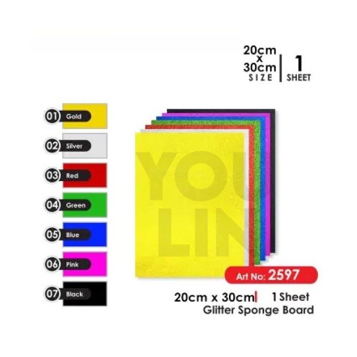 Cactus 2597 Glitter Sponge Board