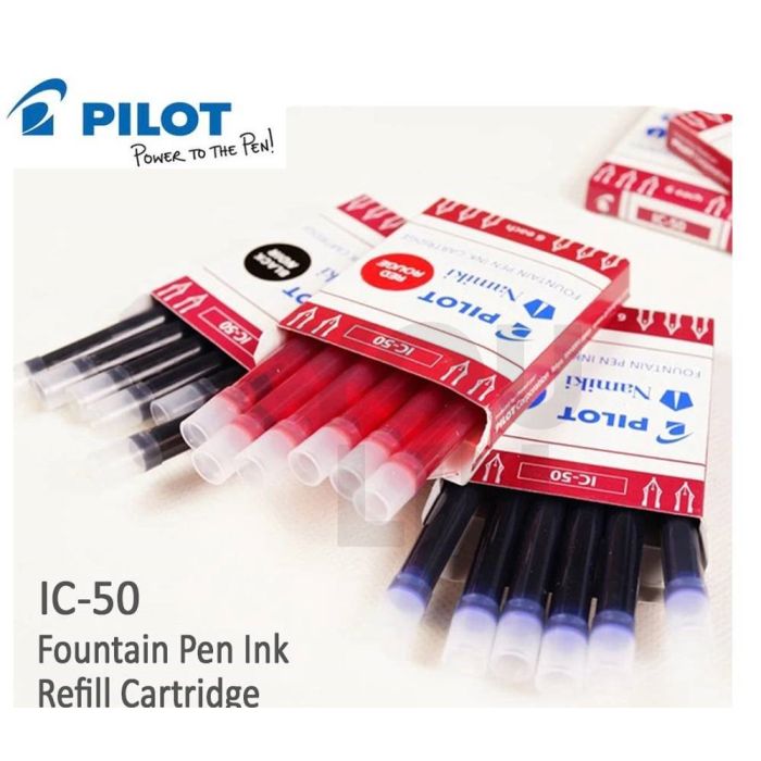 PILOT IC-50 FP Ink Catridge - (6PC/Box)