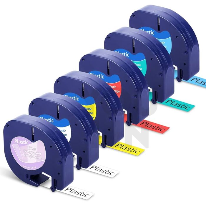 DYMO LETRATAG PLASTIC TAPE