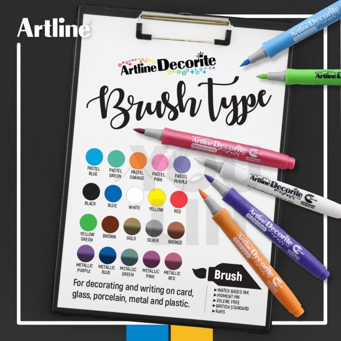 Artline EDFM-F Decorite Brush Pen