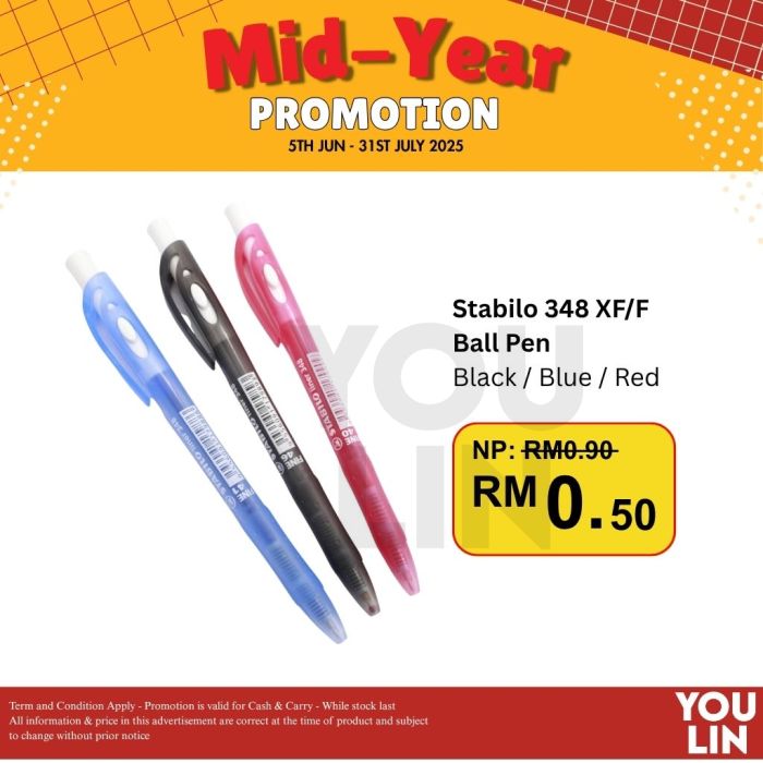 STABILO 348 Fine Ball Pen