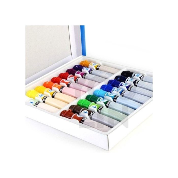 Buncho Water Colour 6cc 18 Colour