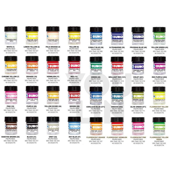 Buncho Poster Colour 15cc