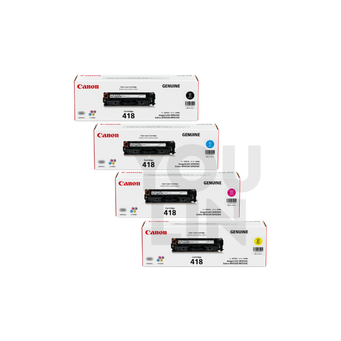 Canon Cartridge 418 Toner Cartridge (Per Pcs) - Colour