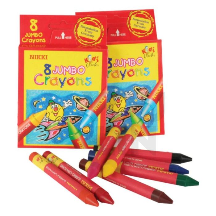 Nikki Jumbo Crayon 8's