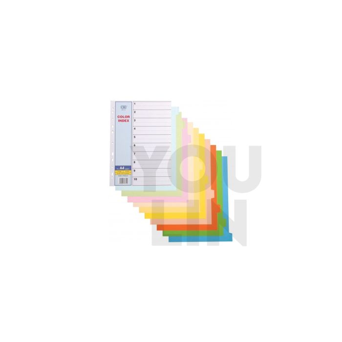 CBE 907-10 10 Colour Paper Index Divider