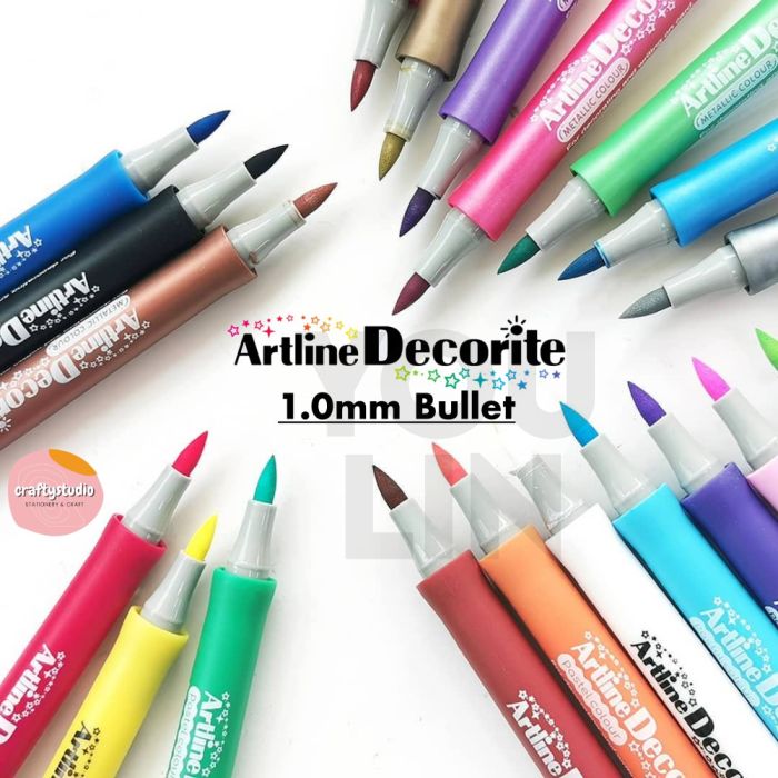 Artline EDFM-1 Decorite Marker Pen 1.0mm