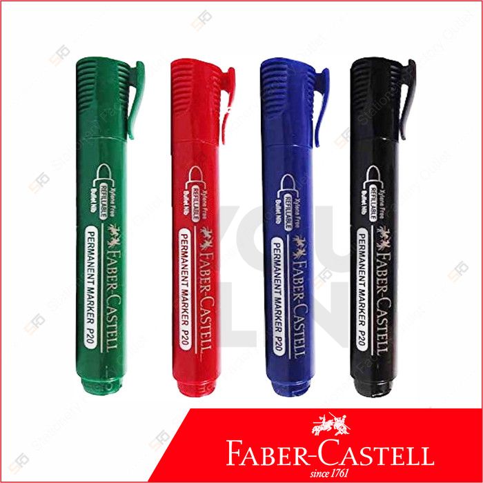 Faber-Castell Refillable Permanent Marker P20 - (Per Pcs)