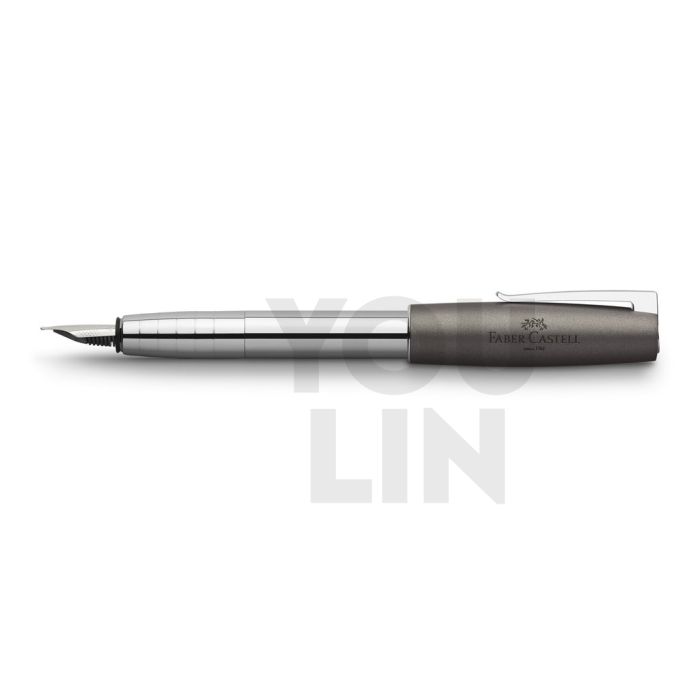 Faber Castell 149103 Loom Metallic Grey Fountain Pen B