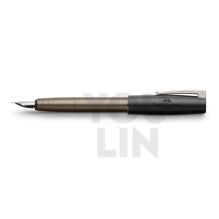 Faber Castell 149261 Loom Gunmetal Fountail Pen F - Matt