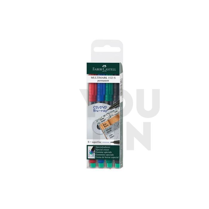 Faber Castell 152304 OHP Pen (S) P - 1 X 4 PCS