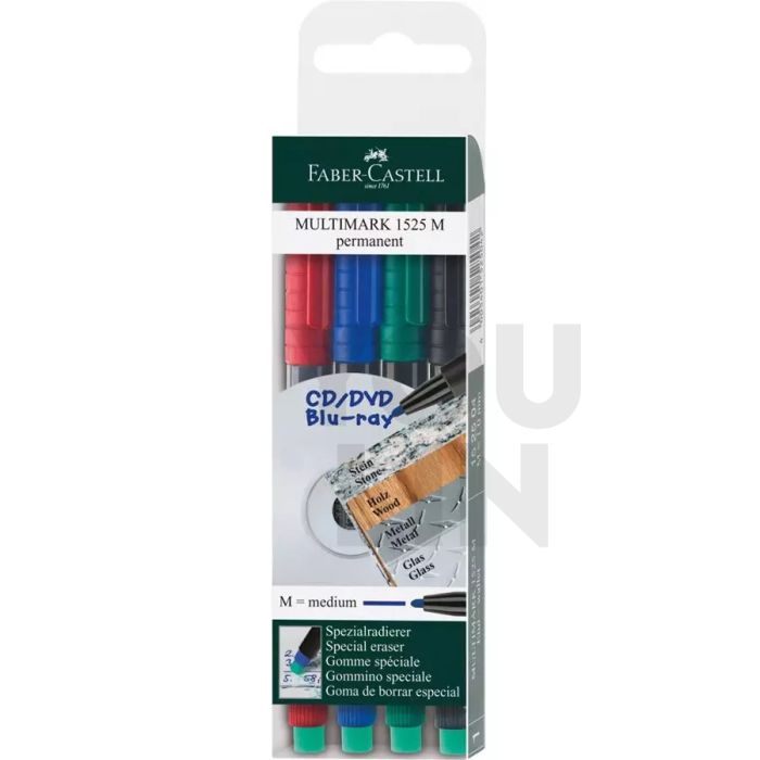 Faber Castell 152504 OHP Pen (M) P - 1 X 4 PCS