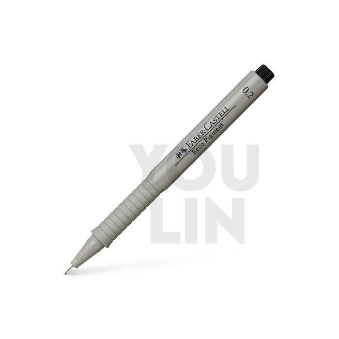Faber Castell 166299 0.2MM Ecco Pigment - Black