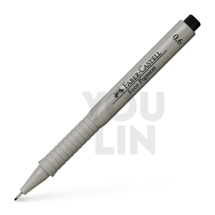 Faber Castell 166699 0.6MM Ecco Pigment - Black